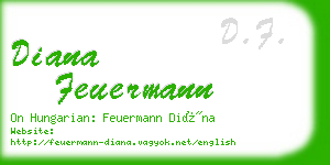 diana feuermann business card